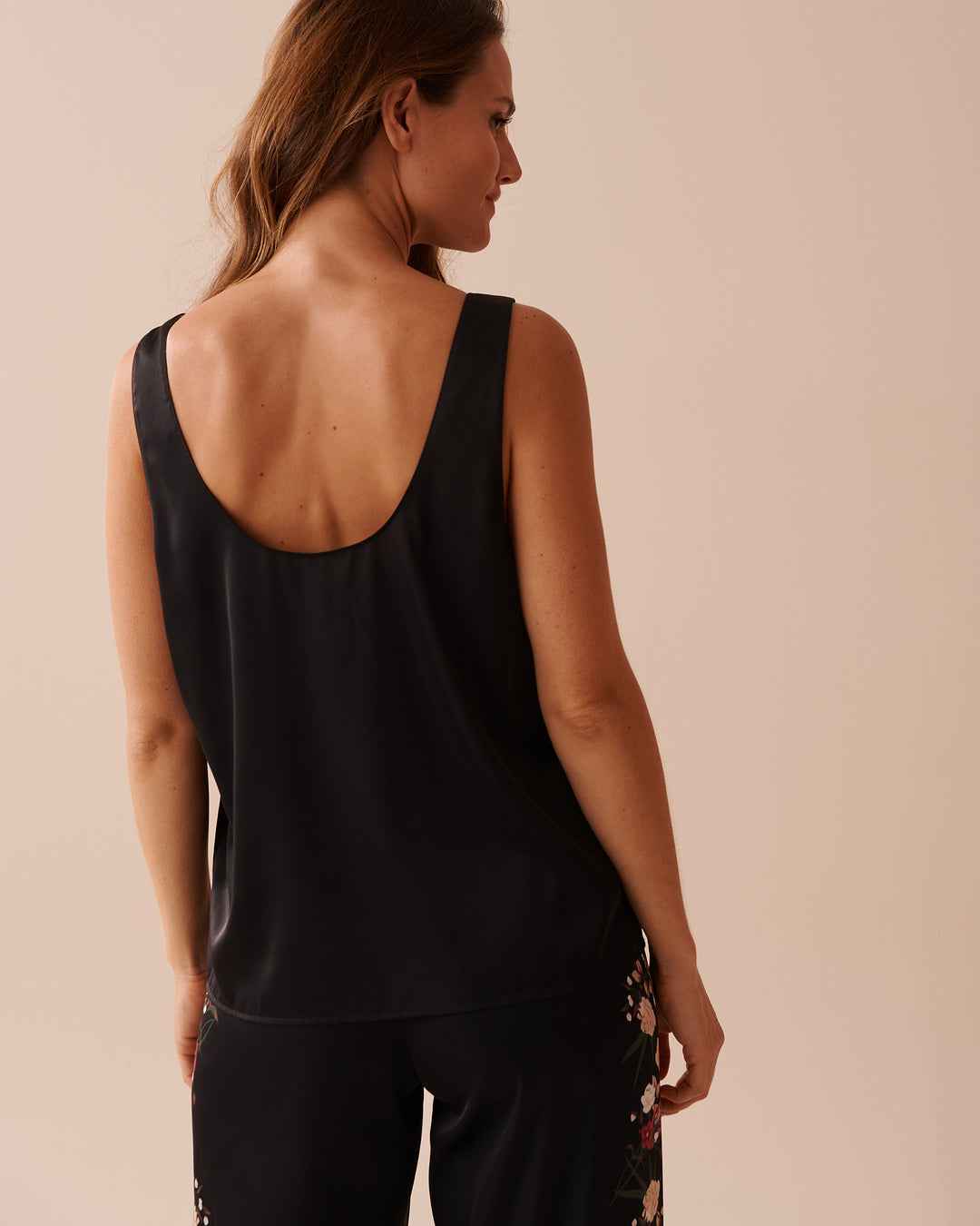 Satin Cami - Black Beauty