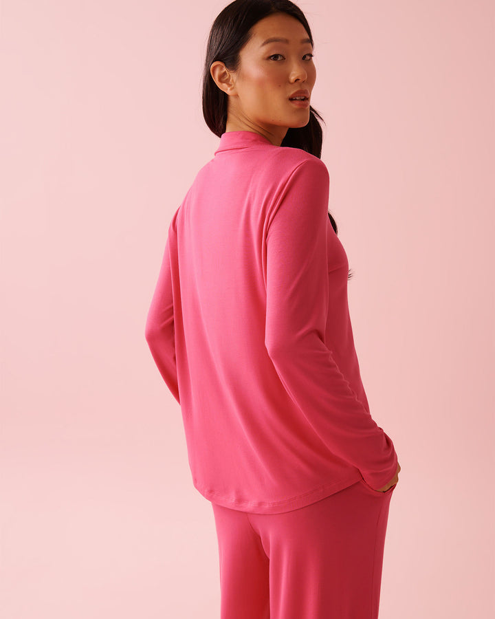 Top L/slv Modal - Pink
