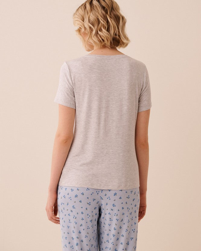 Top S/slv Timeless Beauty - Grey