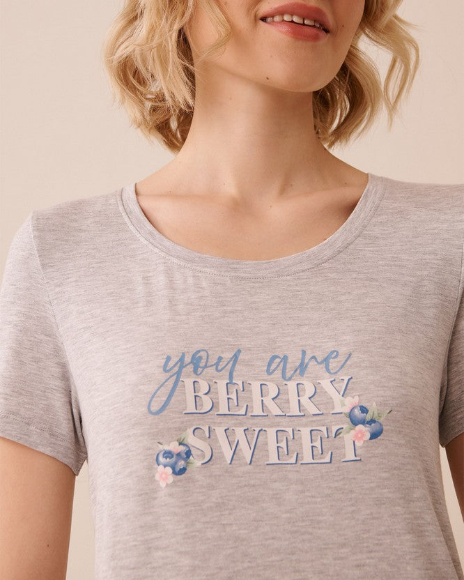 Top S/slv Timeless Beauty - Grey