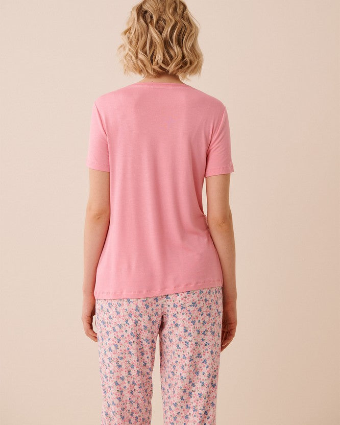 Top S/slv Timeless Beauty - Pink