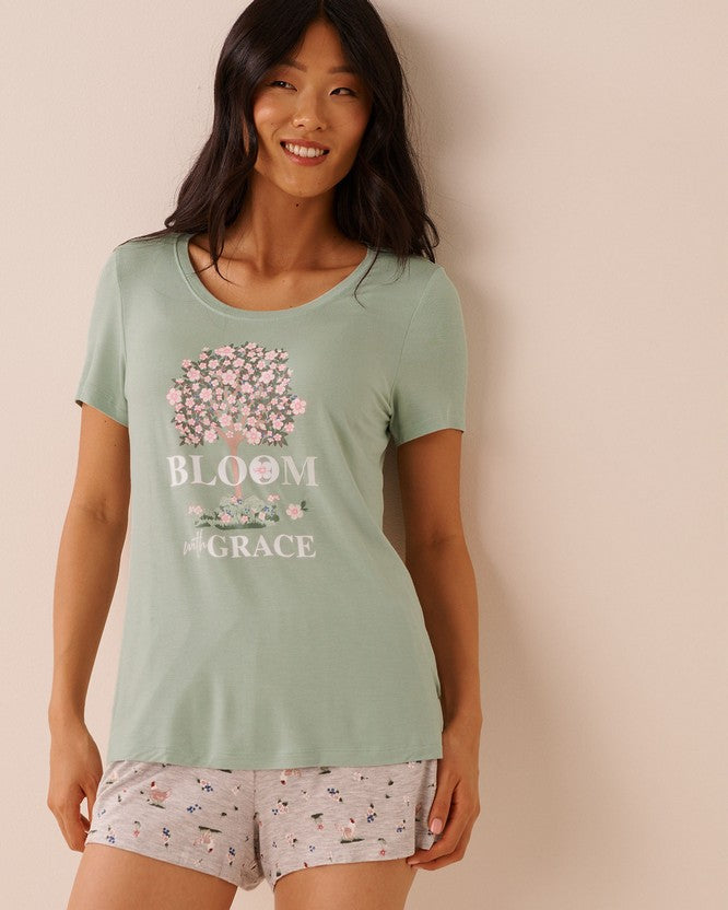 Top S/slv Timeless Beauty - Green