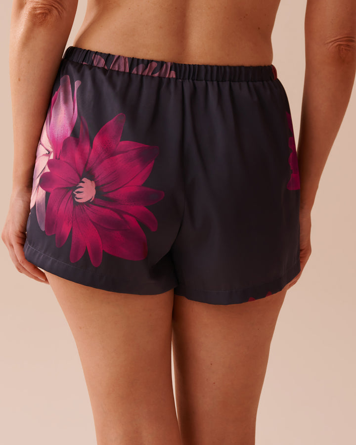 Satin Shorts - Cerise