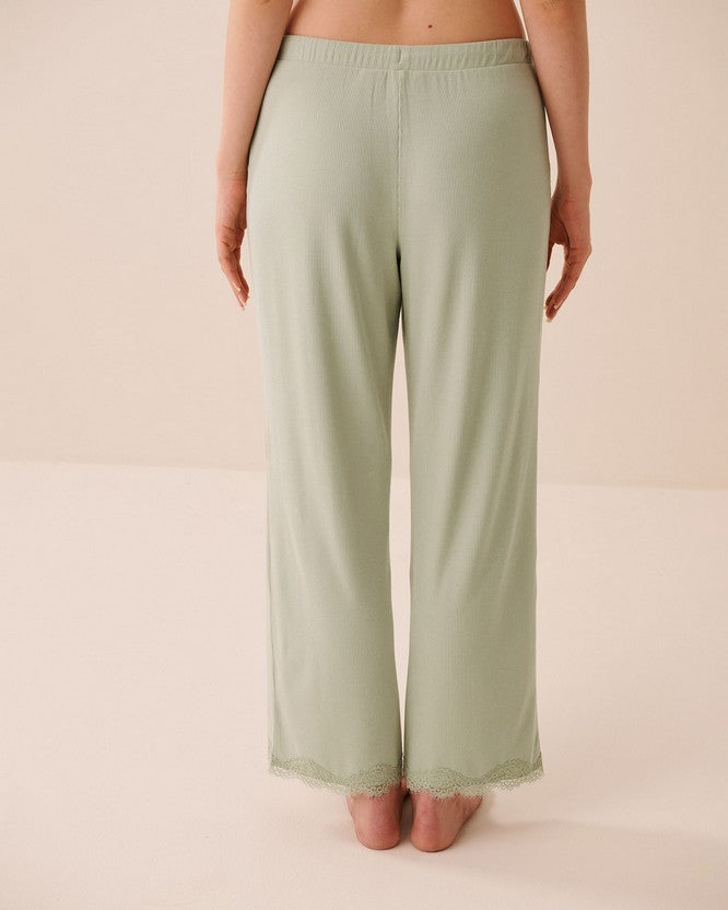 Pant Rib Modal - Green