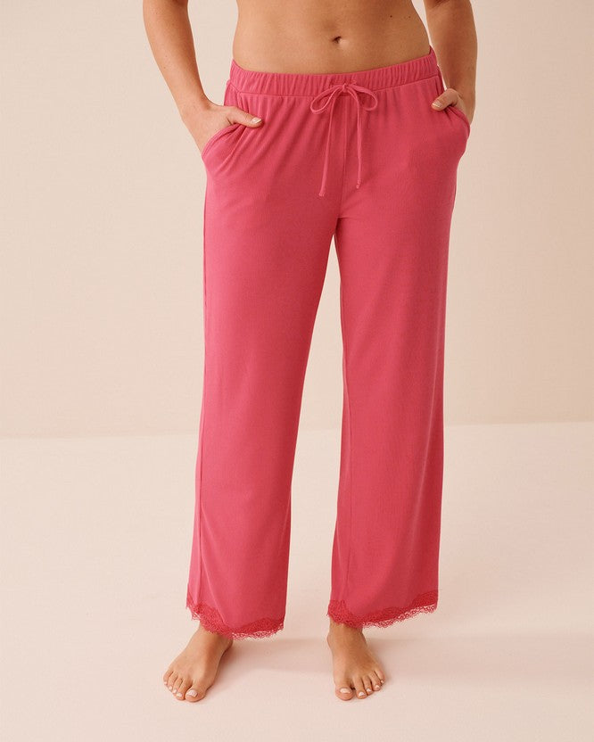 Pant Rib Modal - Red