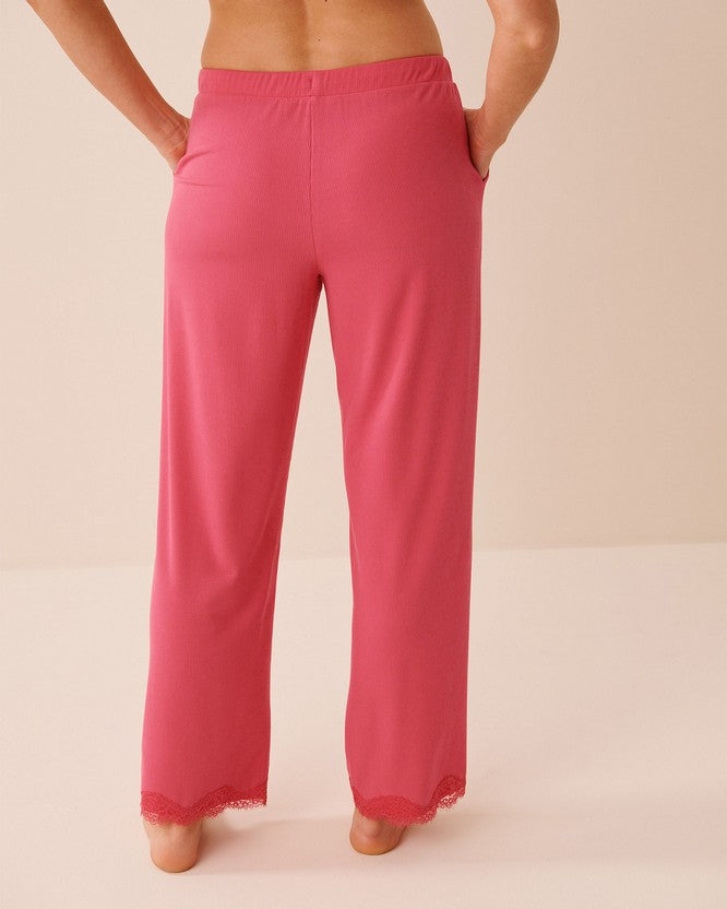 Pant Rib Modal - Red