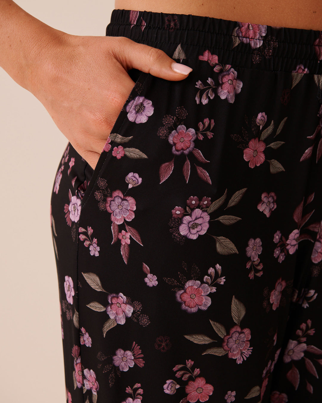 Floral Print Pajama Pants