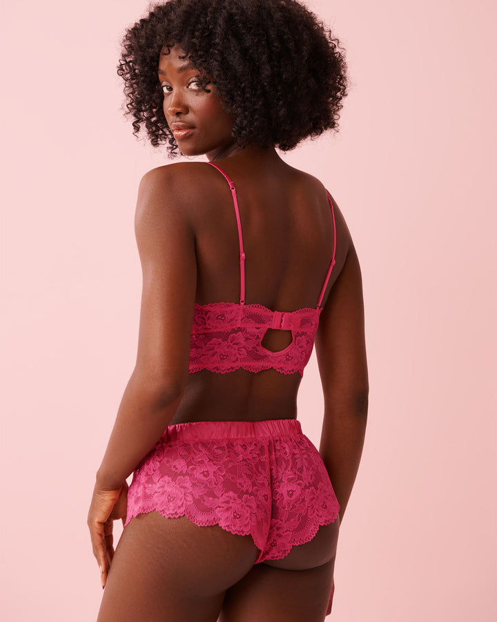 2pcs Set Lace Mesh - Pink