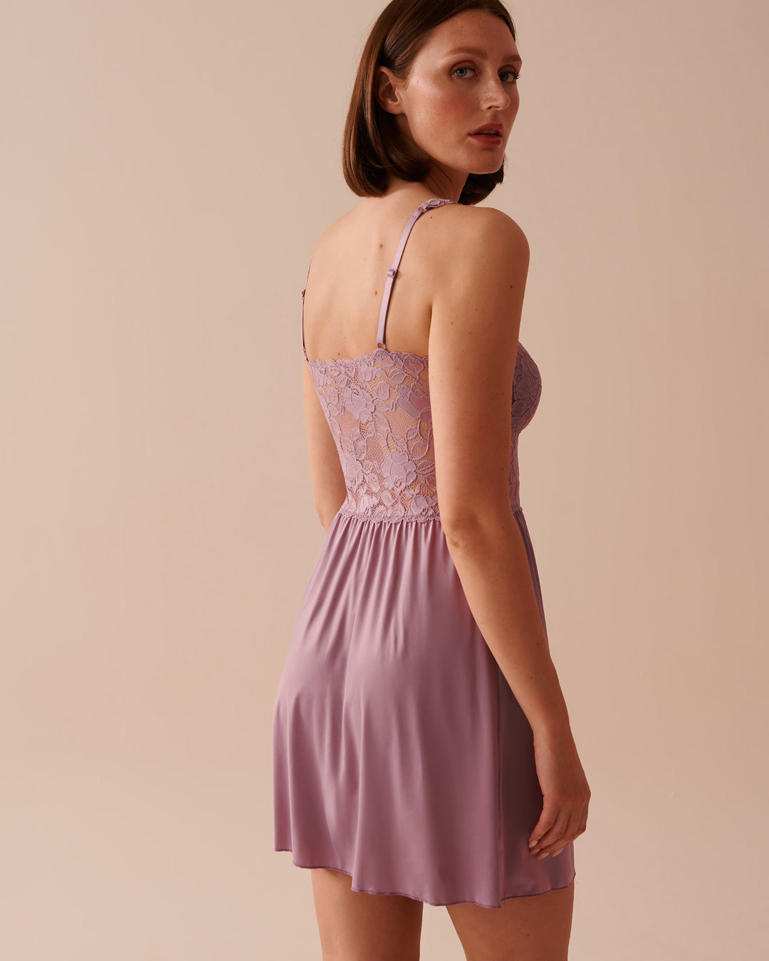 Lace Bust Nightie - Black Beauty
