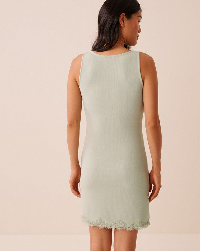 Chemise Rib Modal - Green