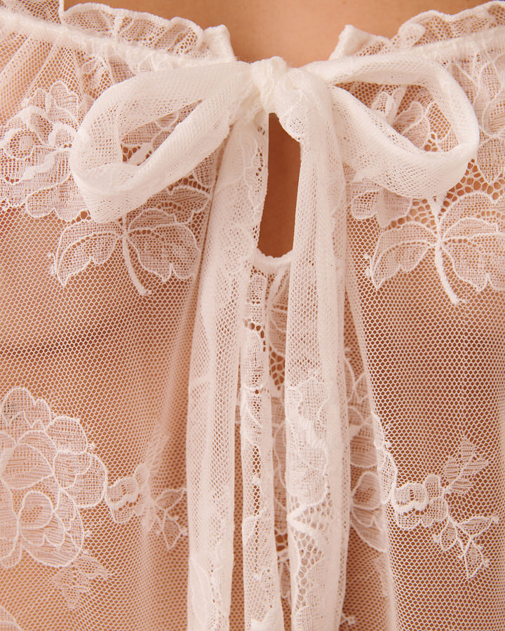 Chemise Lace - White
