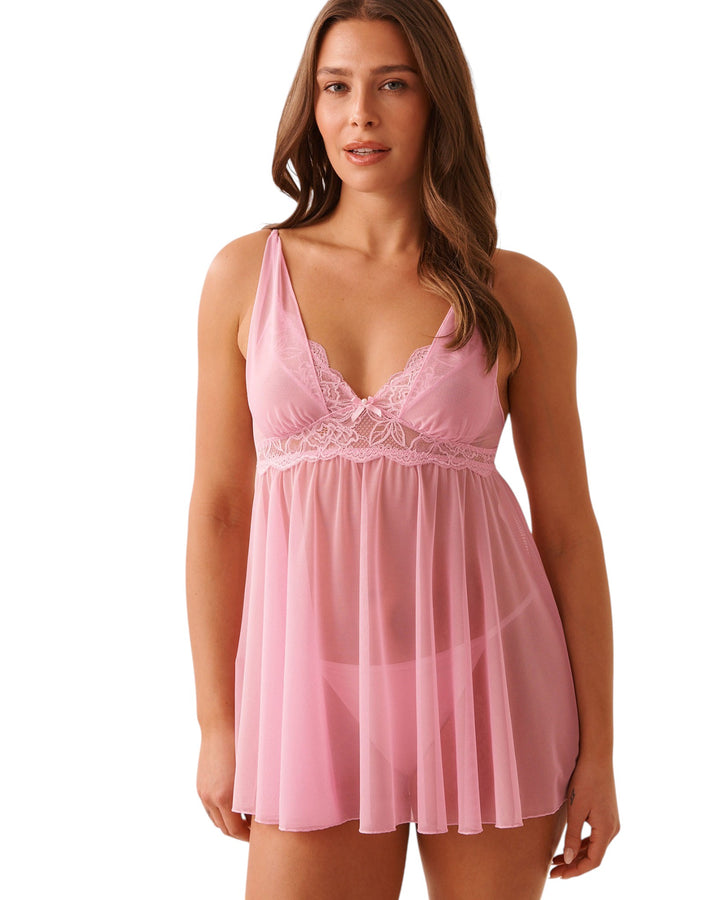 Mesh Lace Babydoll