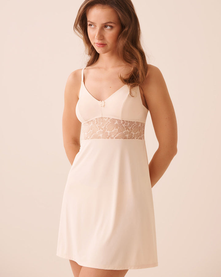 Butterfly Lace Trim Nightie