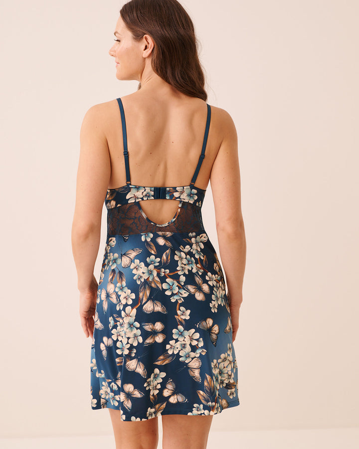 Butterfly Lace Trim Nightie