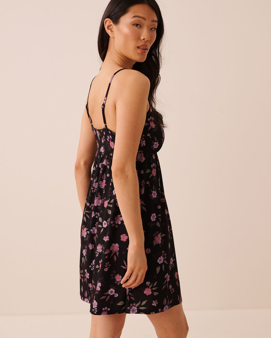 Floral Print Tie Nightie