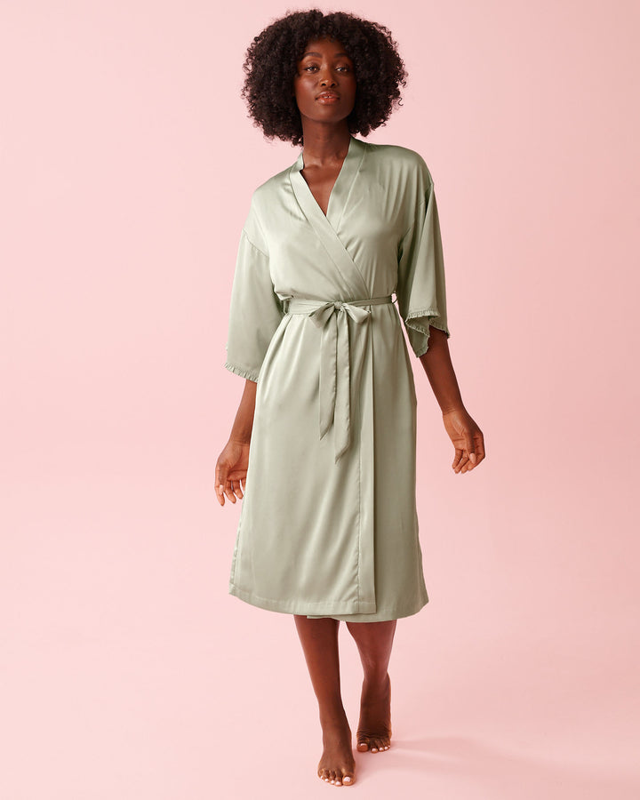 Kimono Satin - Gray
