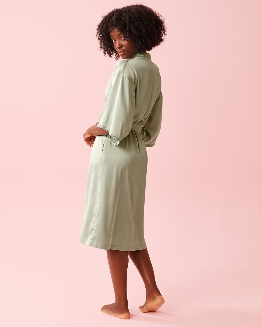 Kimono Satin - Gray