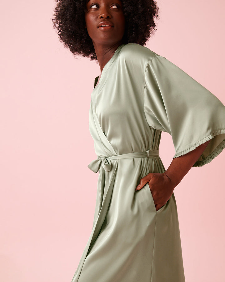 Kimono Satin - Gray