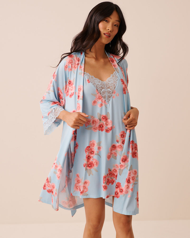 Kimono Micro Lace - Blue