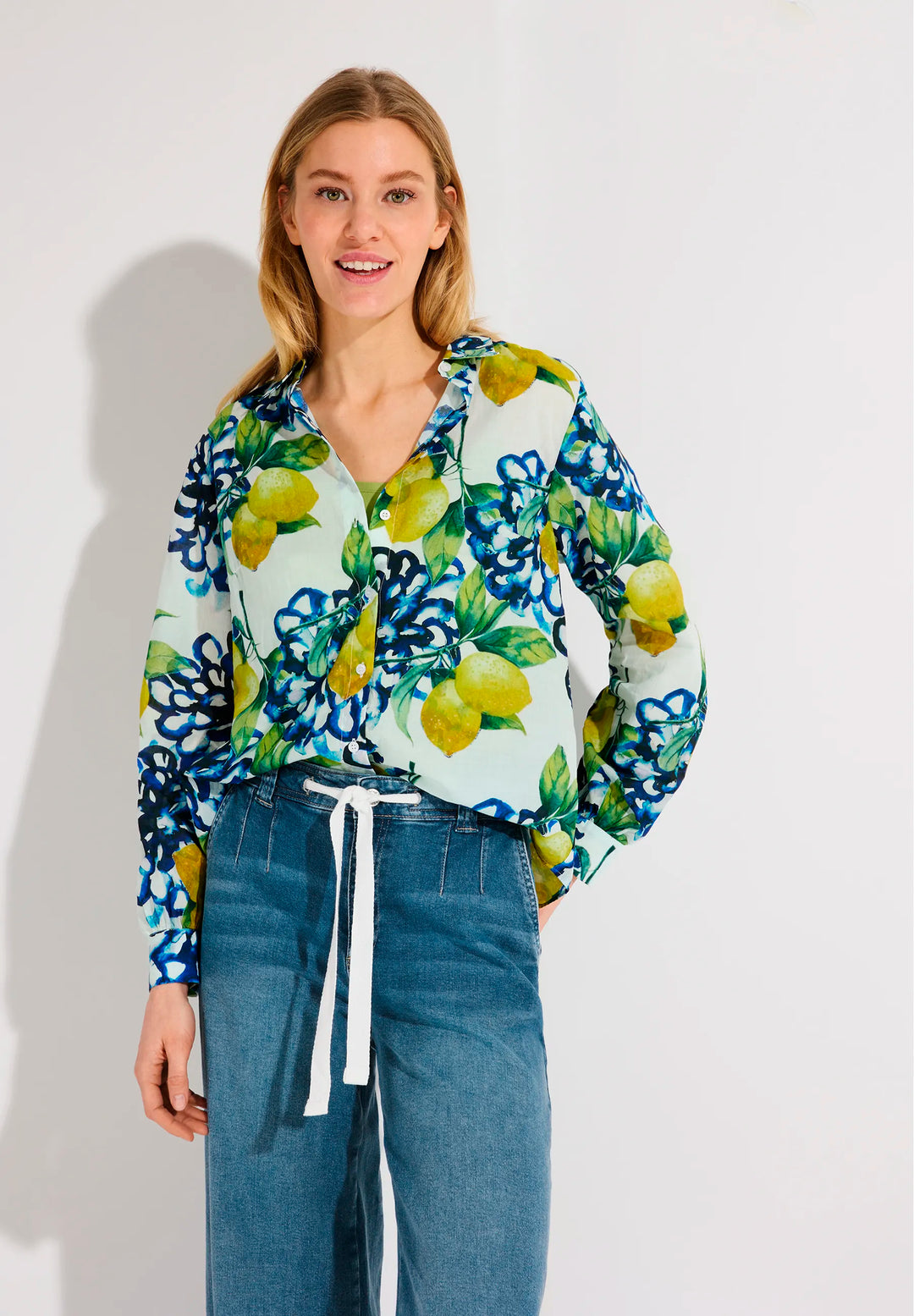 Blouse with "Lemon Print"