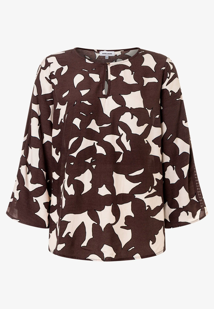 Trumpet Sleeve Blouse