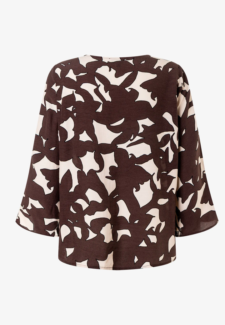 Trumpet Sleeve Blouse