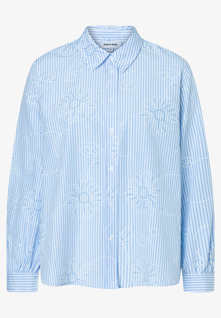 Striped Flower Blouse