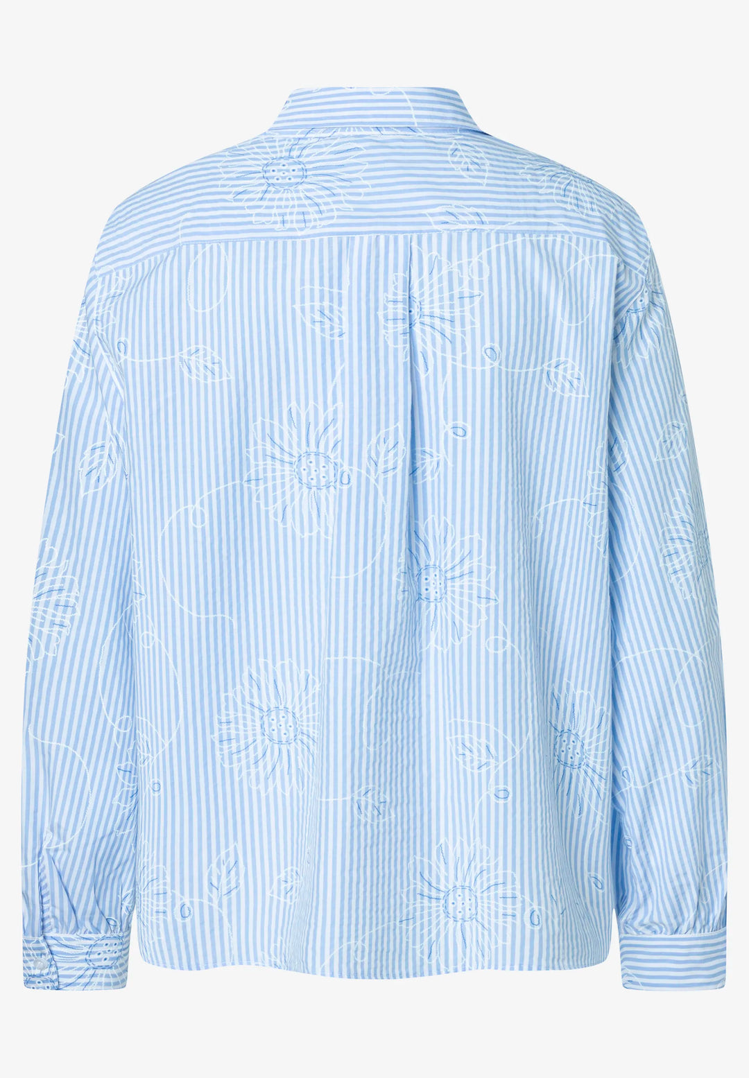 Striped Flower Blouse