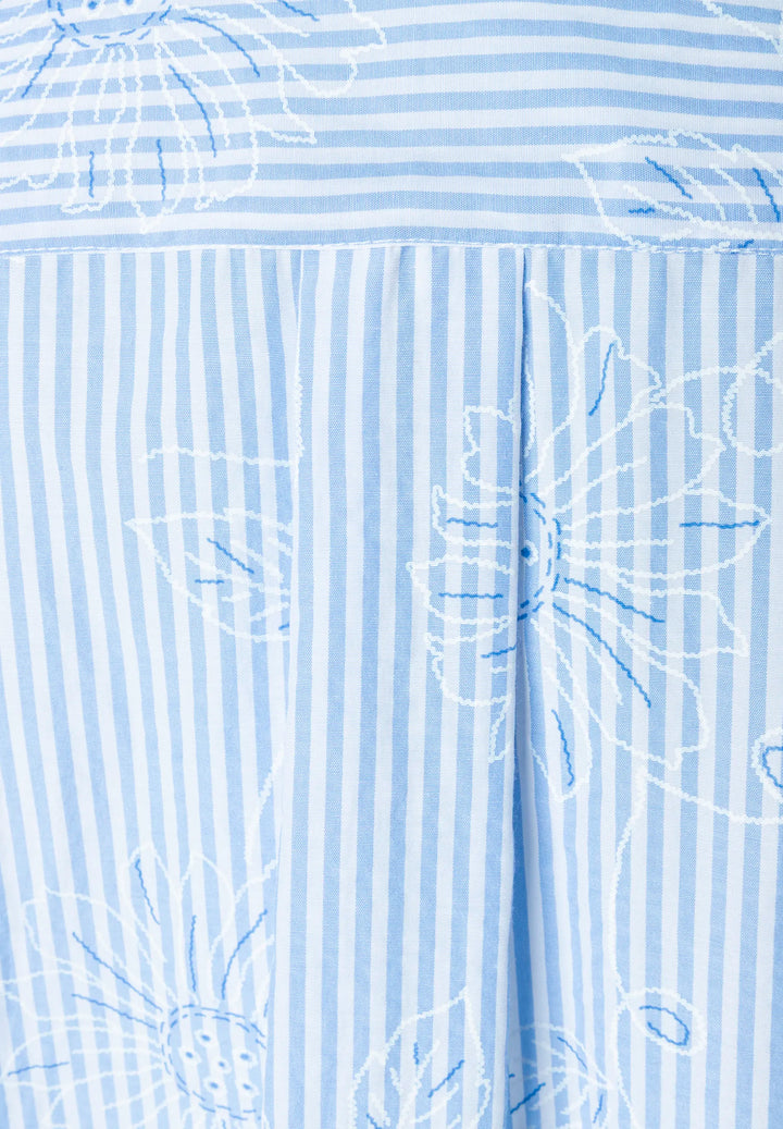 Striped Flower Blouse