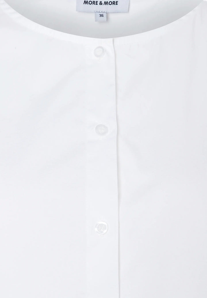 Fitted Blouse with Voluminous Sleeves