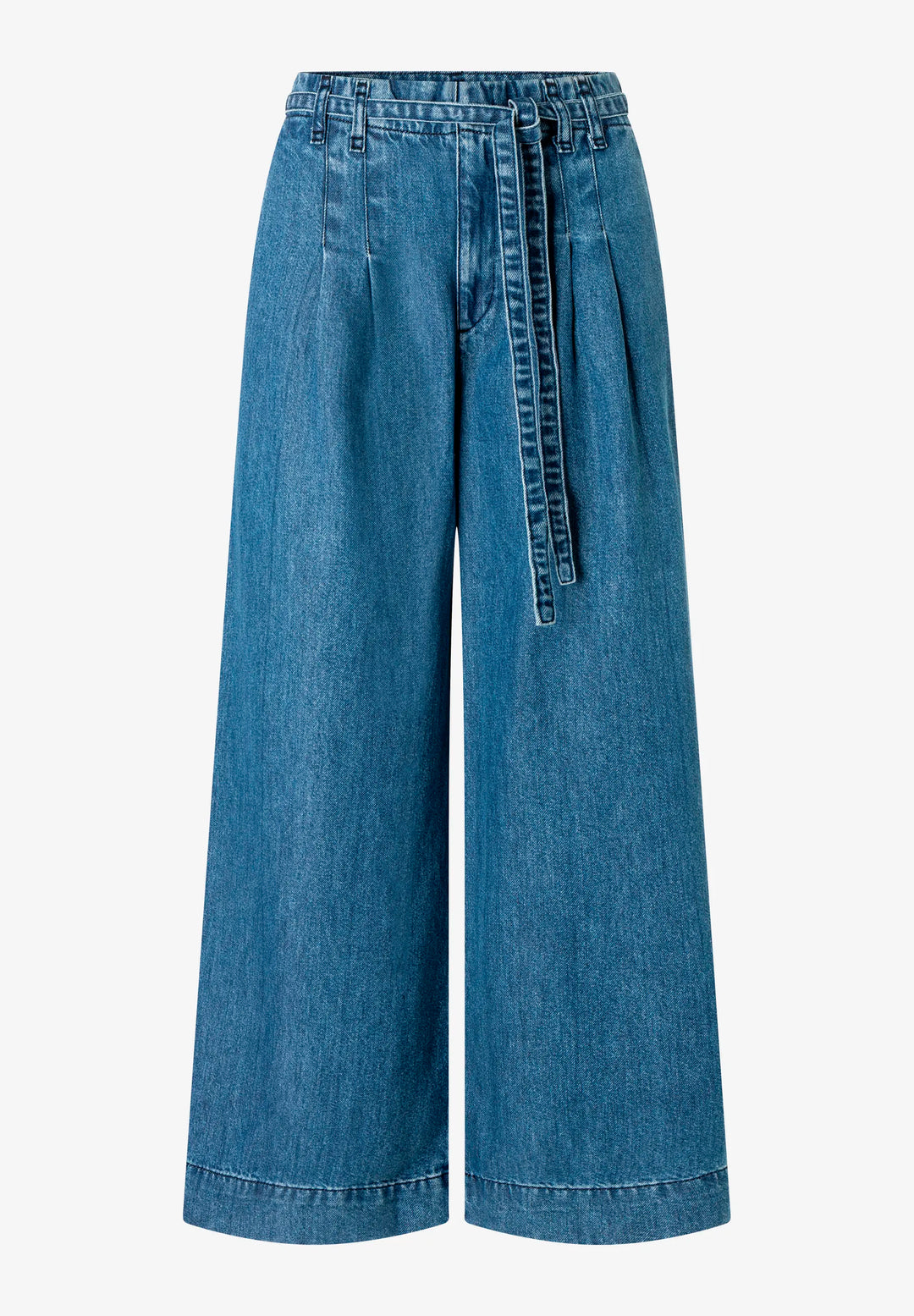 Soft Lyocell Denim Wide Leg Pants