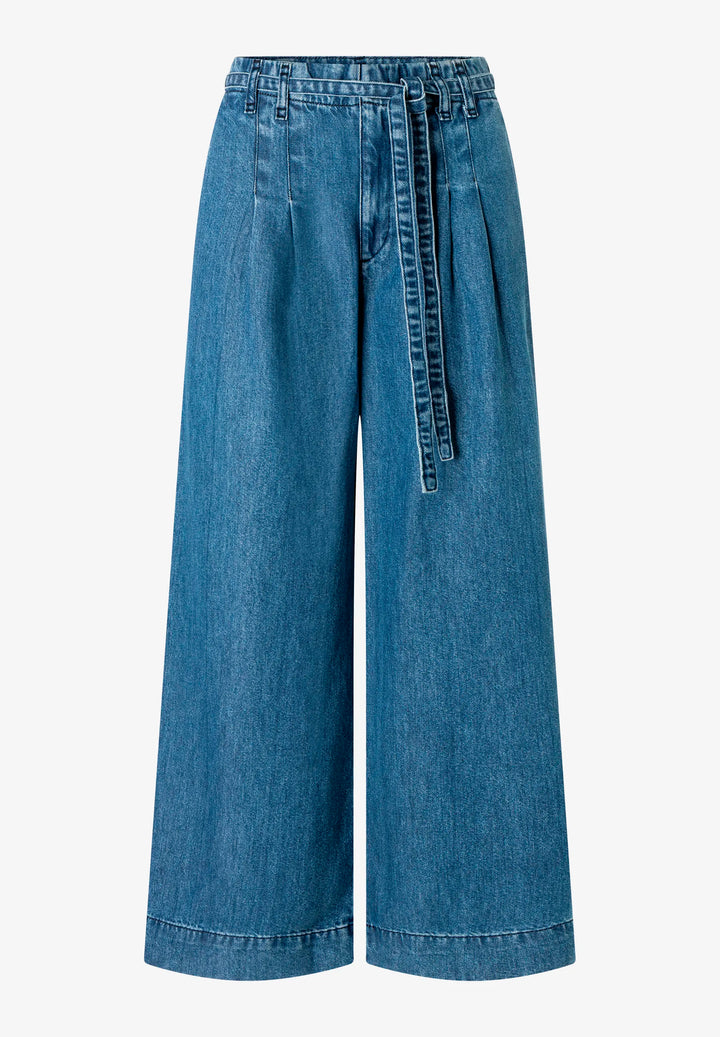 Soft Lyocell Denim Wide Leg Pants