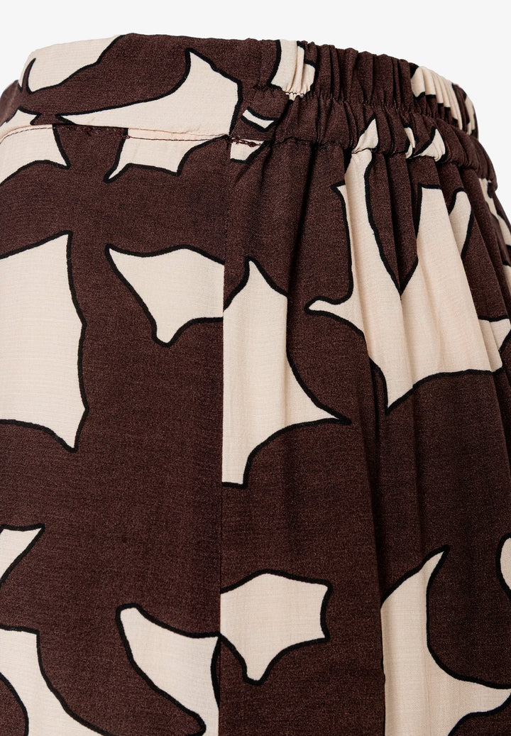 Printed Midi Skirt