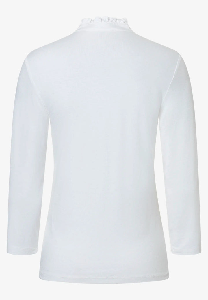 Shirt with Ruffles, 3/4 Sleeve