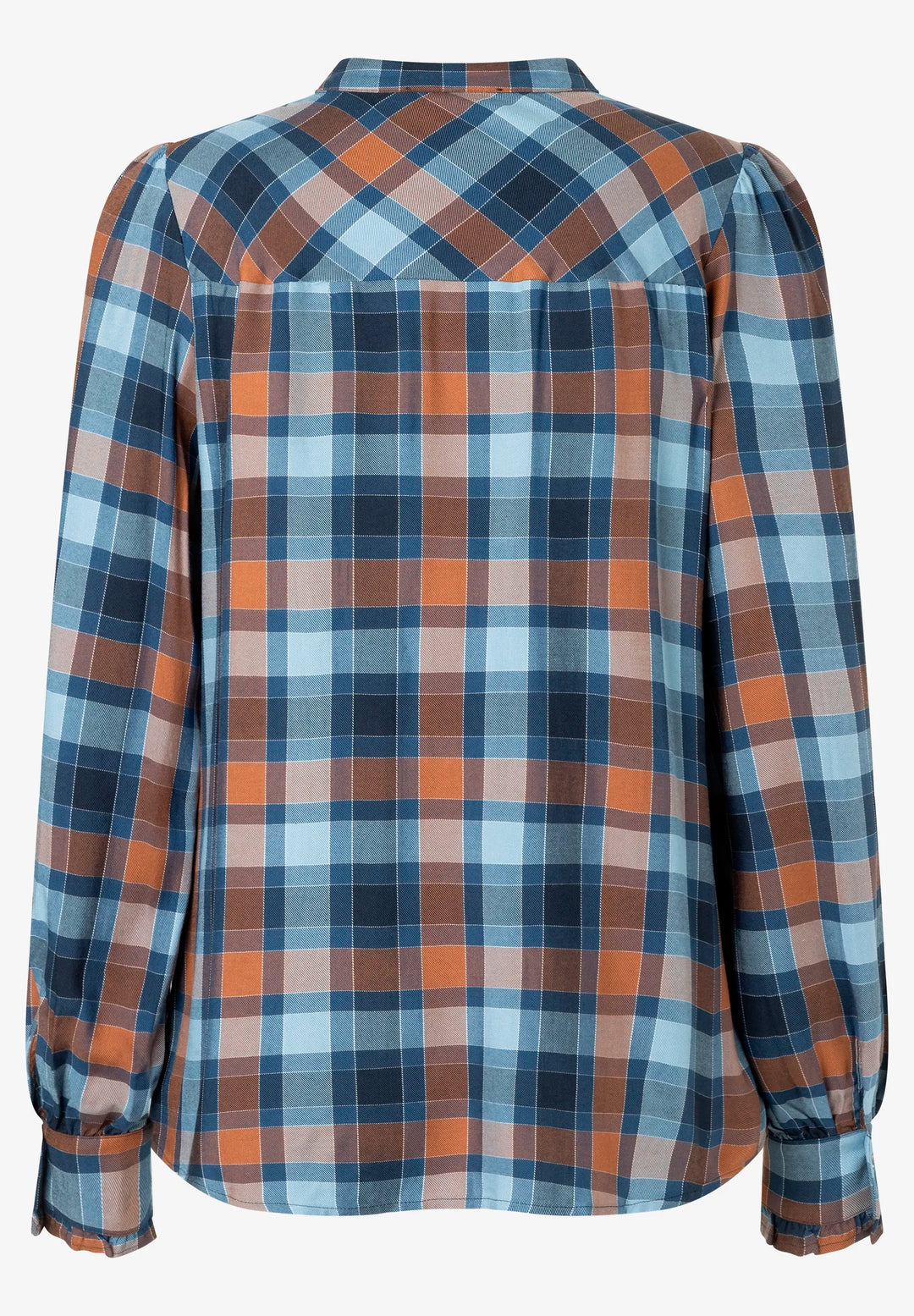 Feminine Check Blouse