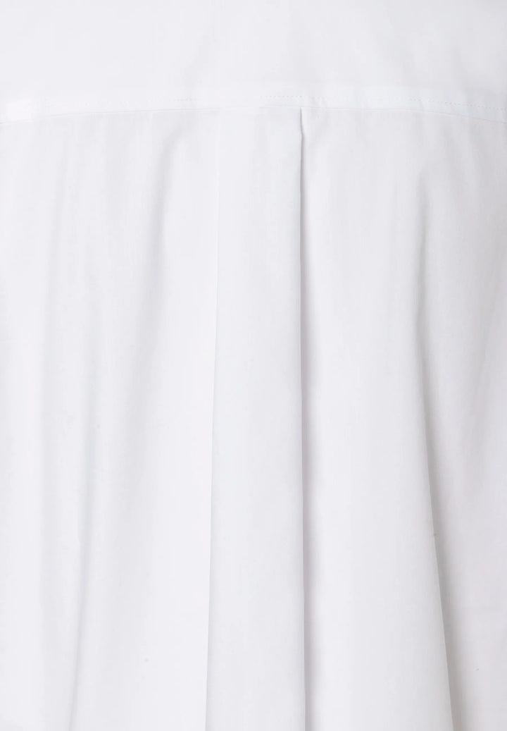 Shirt Blouse with Volant Sleeves