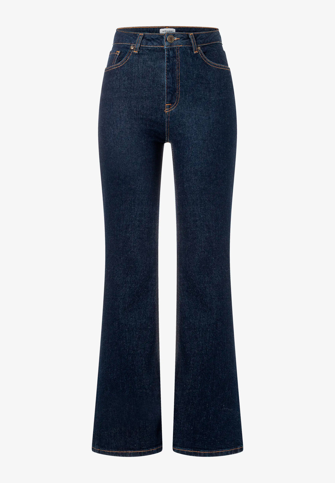 Blue Denim Flared Jeans
