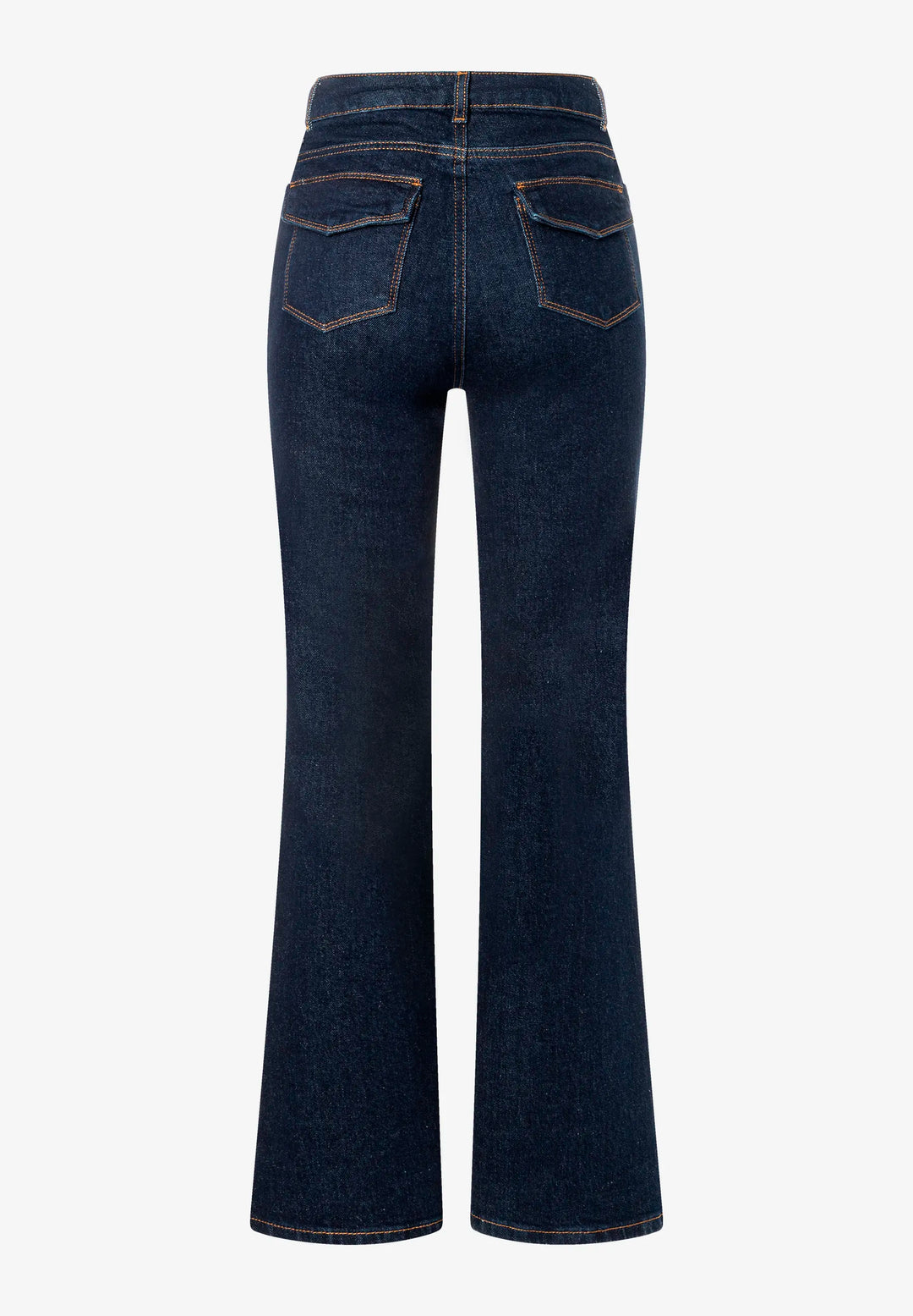 Blue Denim Flared Jeans