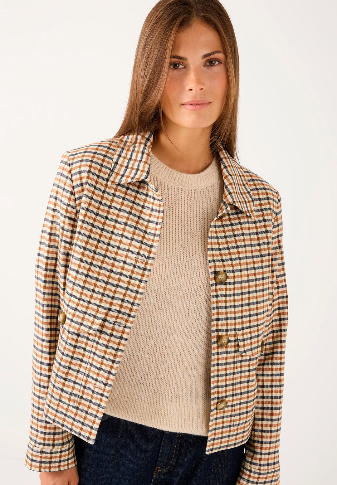 Check Shirt Jacket