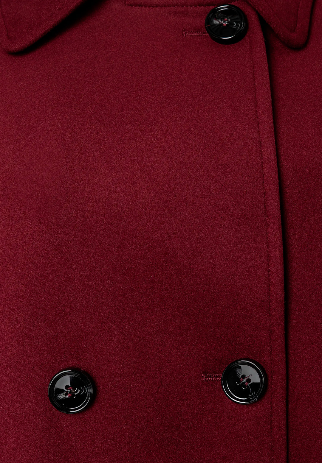 Velours A-Line Jacket With Knit Detail