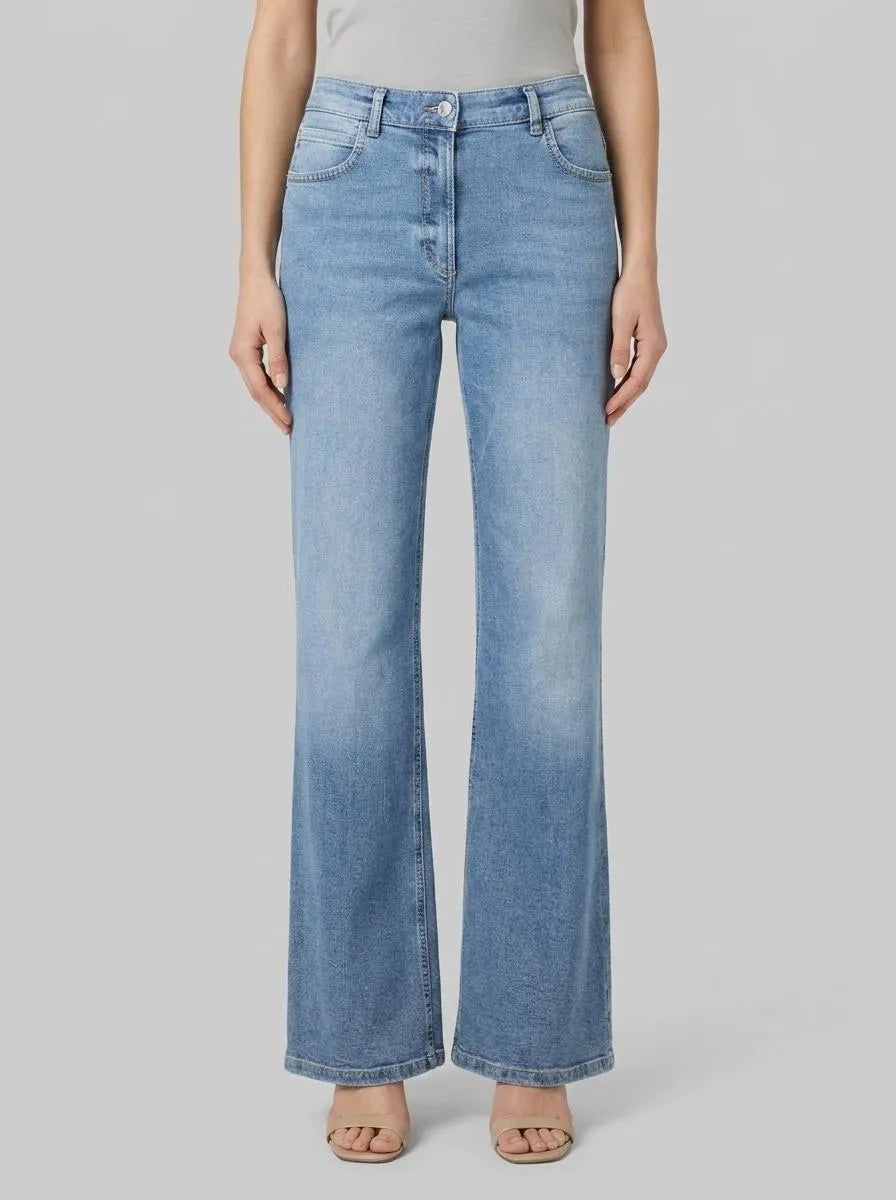 Casual Trousers with Rhinestones