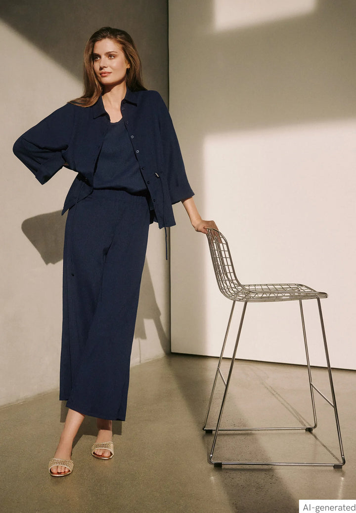 7/8 Length Culottes with Elasticated Waistband