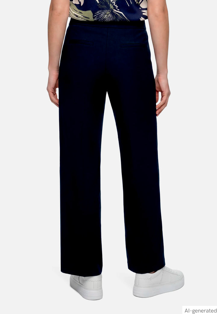 Pull-On Trousers with Rhinestones