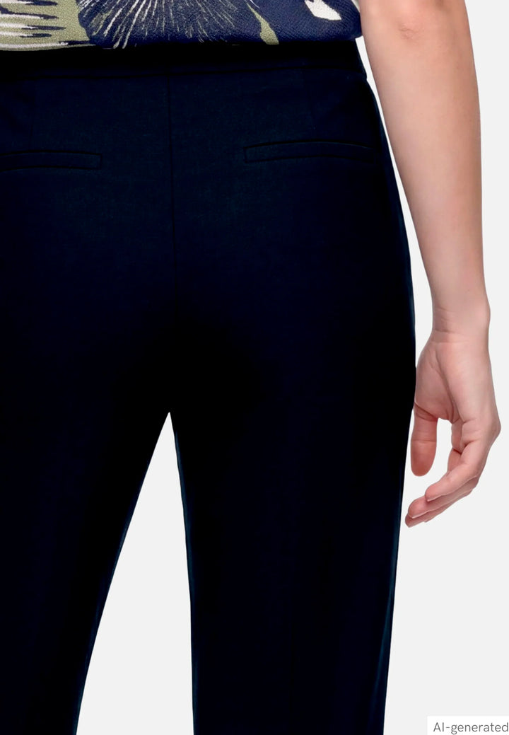 Pull-On Trousers with Rhinestones