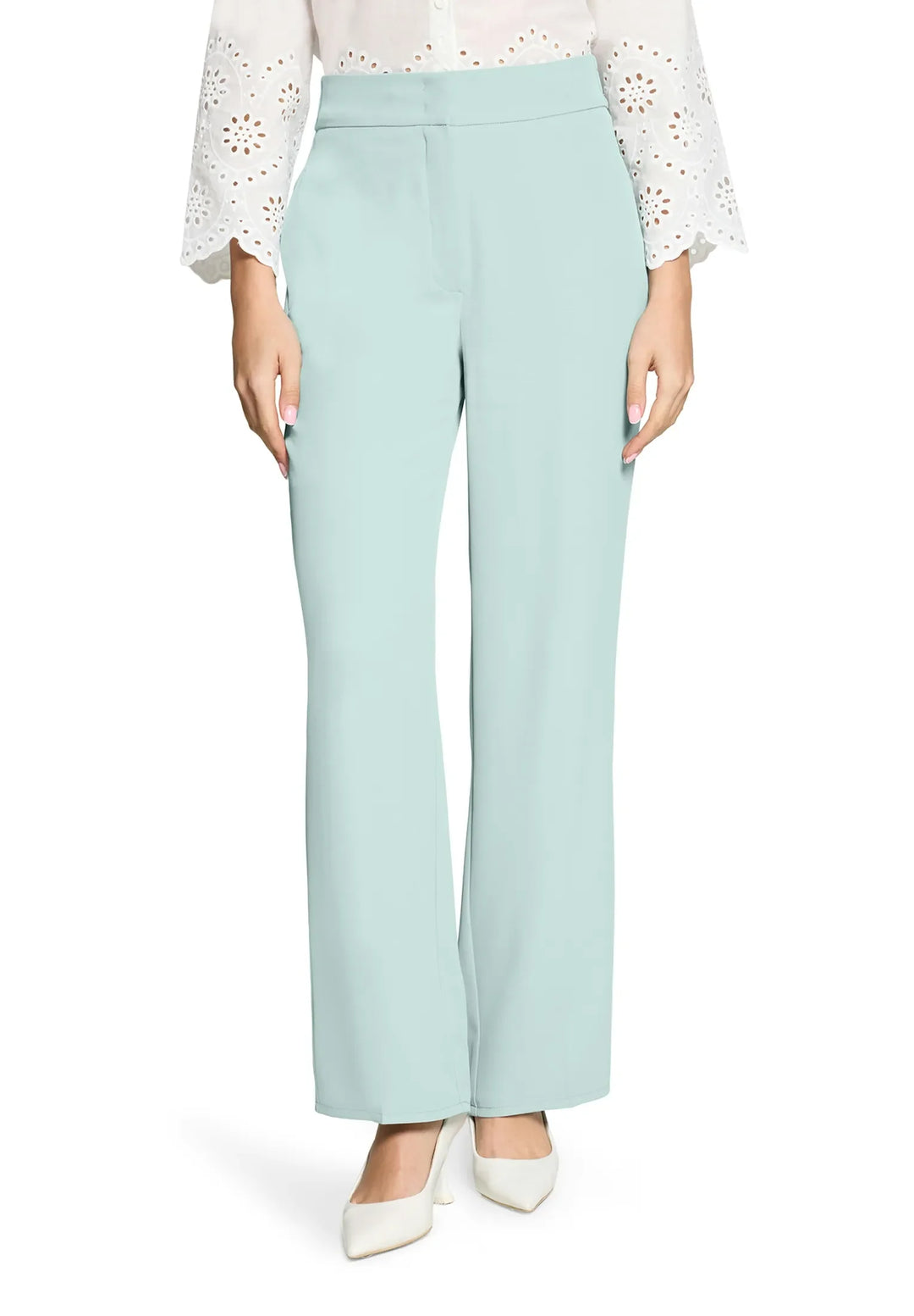 Plain Colored Fabric Trousers