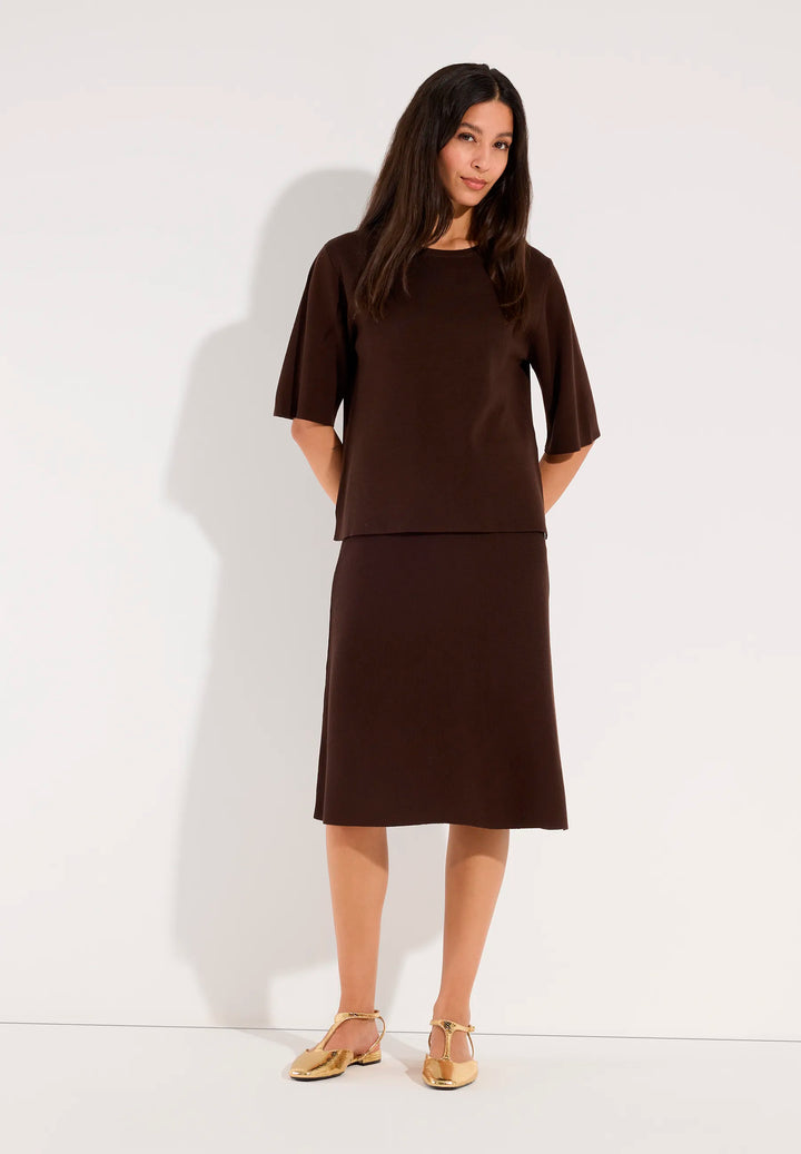 Boxy Milano Knit Tshirt