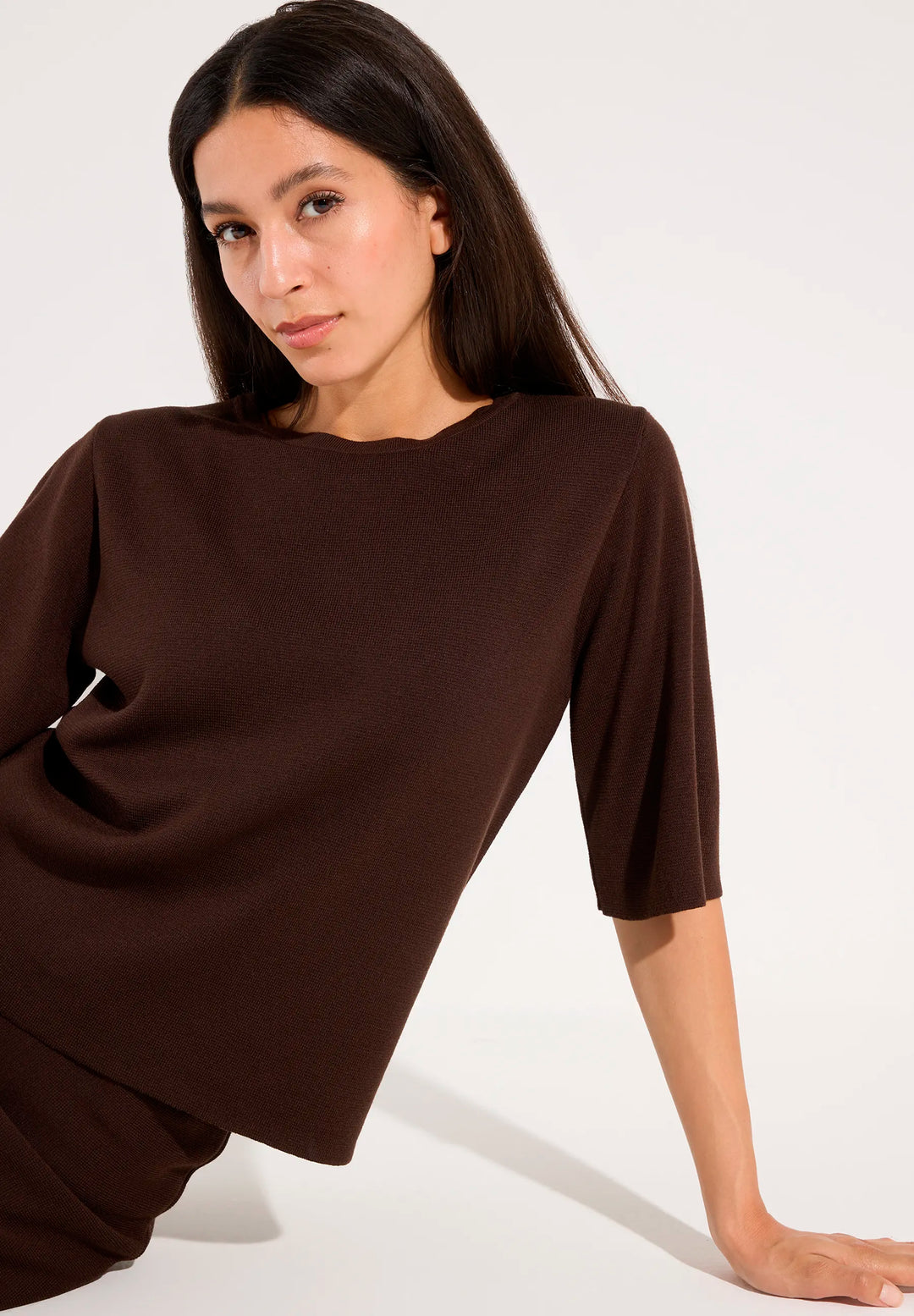 Boxy Milano Knit Tshirt