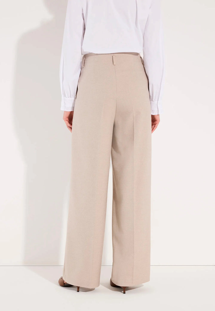 Soft Melange Wide Leg Pants