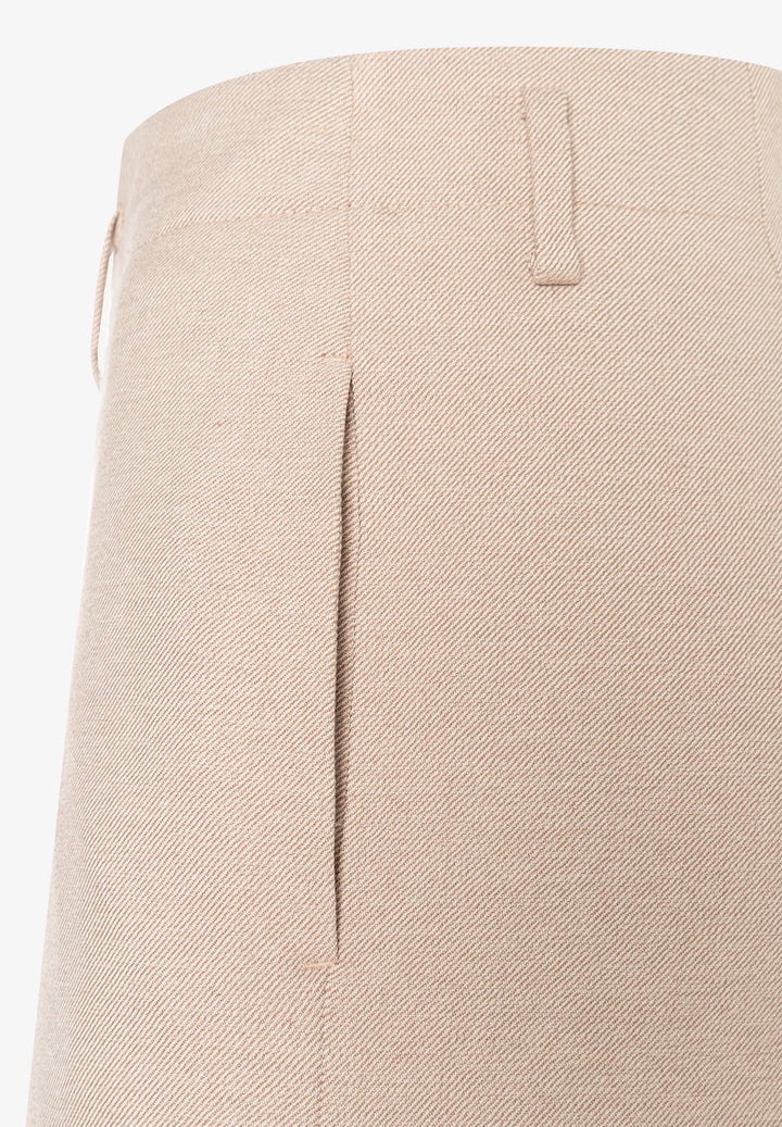 Soft Melange Wide Leg Pants
