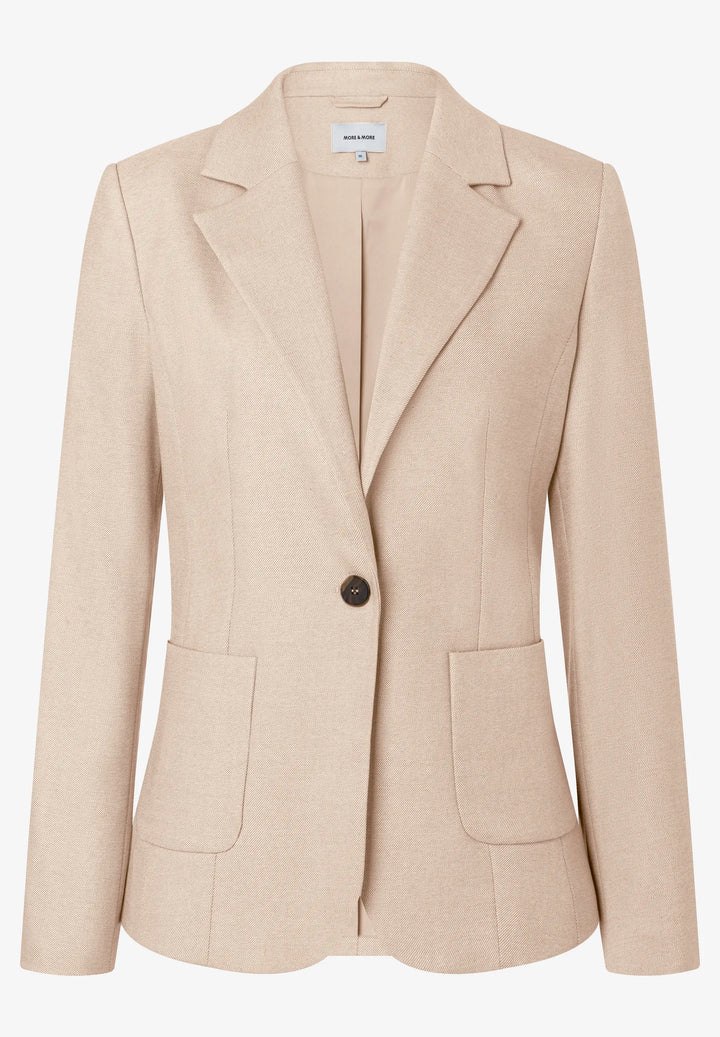 Soft Melange Long Blazer
